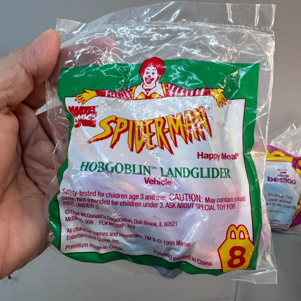 McDonalds Happy Meal Toys Lot 5 Disney Spiderman Mulan Goofy Mary Poppins 90s